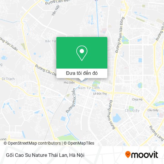 Bản đồ Gối Cao Su Nature Thái Lan