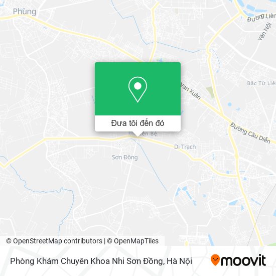 Bản đồ Phòng Khám Chuyên Khoa Nhi Sơn Đồng