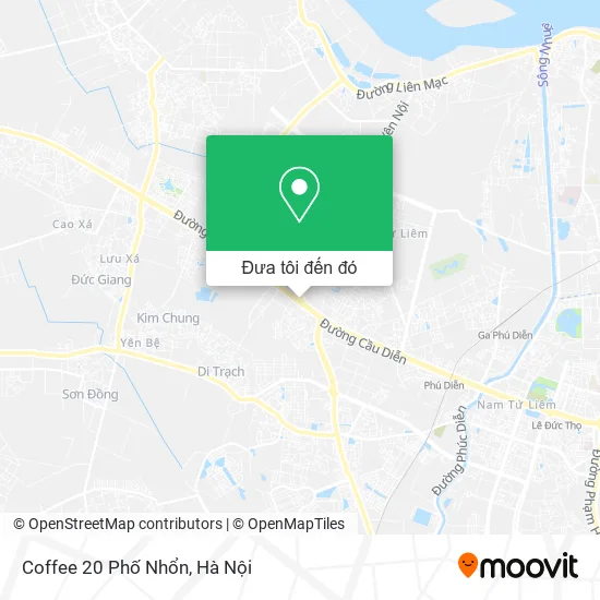 Bản đồ Coffee 20 Phố Nhổn