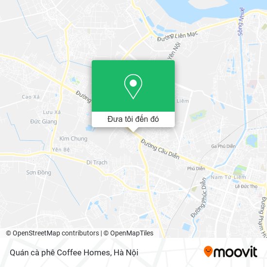 Bản đồ Quán cà phê Coffee Homes