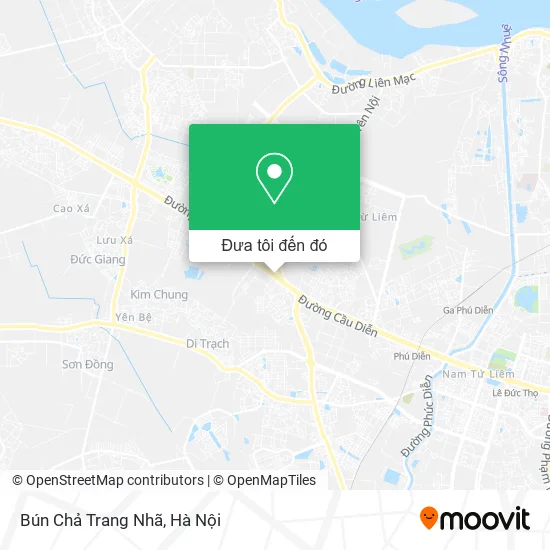 Bản đồ Bún Chả Trang Nhã