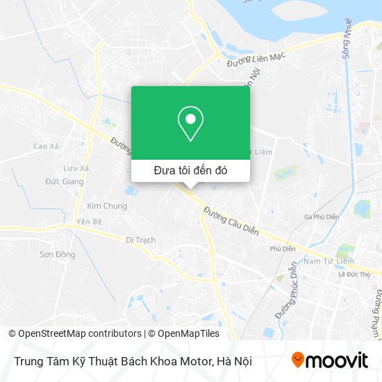 Bản đồ Trung Tâm Kỹ Thuật Bách Khoa Motor