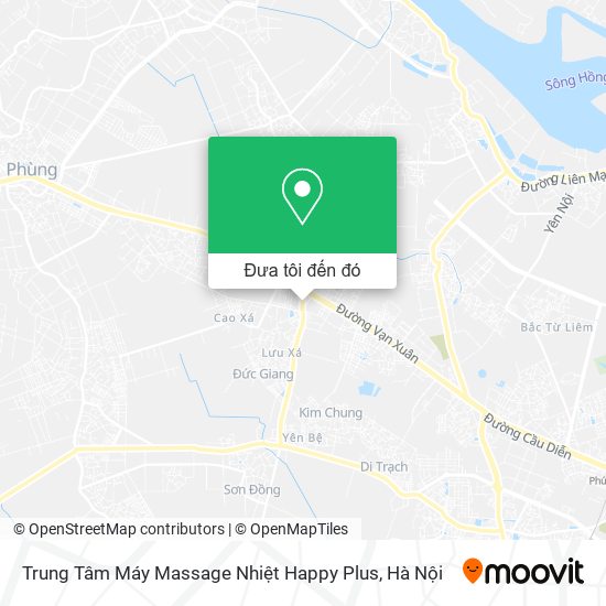 Bản đồ Trung Tâm Máy Massage Nhiệt Happy Plus