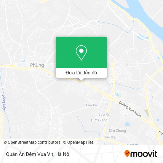 Bản đồ Quán Ăn Đêm Vua Vịt