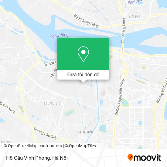 Bản đồ Hồ Câu Vinh Phong