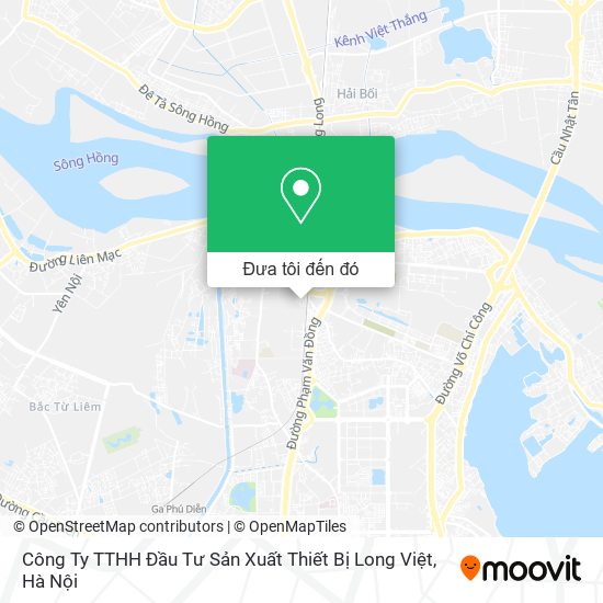 Bản đồ Công Ty TTHH Đầu Tư Sản Xuất Thiết Bị Long Việt