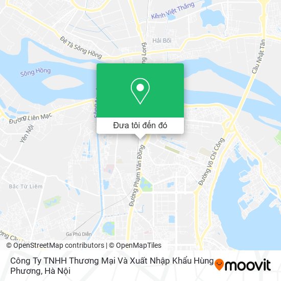 Bản đồ Công Ty TNHH Thương Mại Và Xuất Nhập Khẩu Hùng Phương