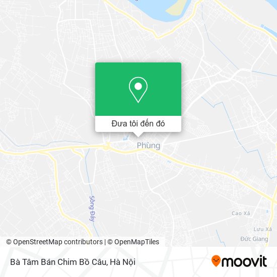 Bản đồ Bà Tâm Bán Chim Bồ Câu