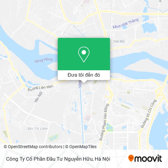 Bản đồ Công Ty Cổ Phần Đầu Tư Nguyễn Hữu