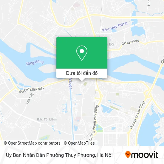 Bản đồ Ủy Ban Nhân Dân Phường Thụy Phương