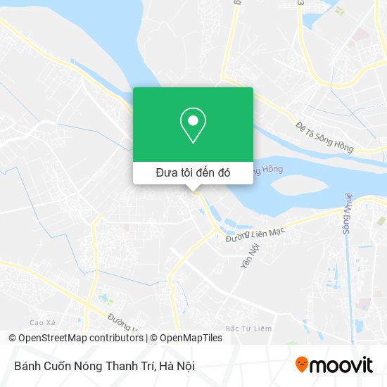 Bản đồ Bánh Cuốn Nóng Thanh Trí