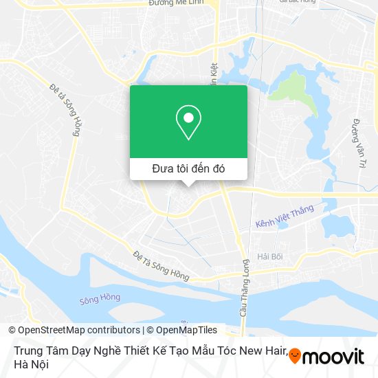 Bản đồ Trung Tâm Dạy Nghề Thiết Kế Tạo Mẫu Tóc New Hair