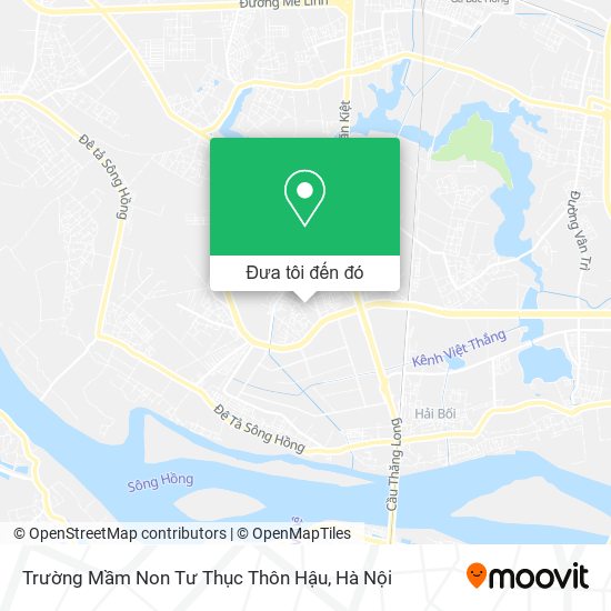 Bản đồ Trường Mầm Non Tư Thục Thôn Hậu