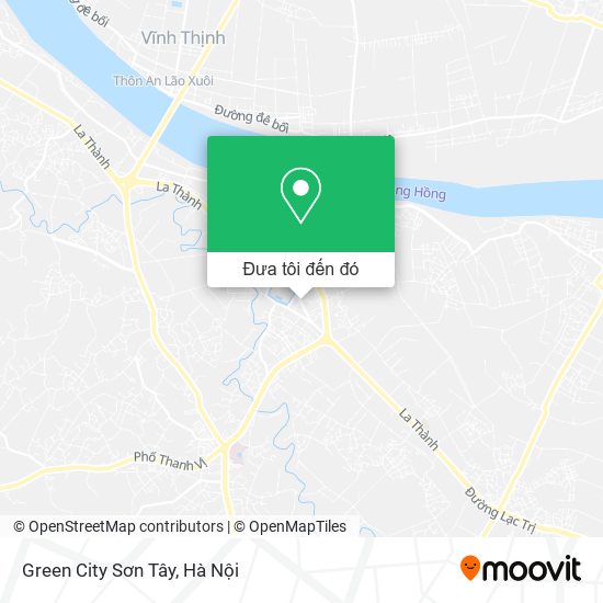 Bản đồ Green City Sơn Tây