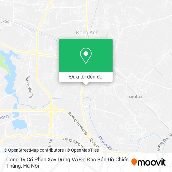 Bản đồ Công Ty Cổ Phần Xây Dựng Và Đo Đạc Bản Đồ Chiến Thắng