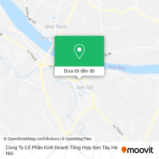 Bản đồ Công Ty Cổ Phần Kinh Doanh Tổng Hợp Sơn Tây