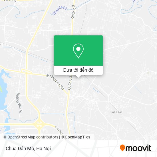 Bản đồ Chùa Đản Mỗ