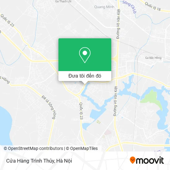 Bản đồ Cửa Hàng Trình Thủy