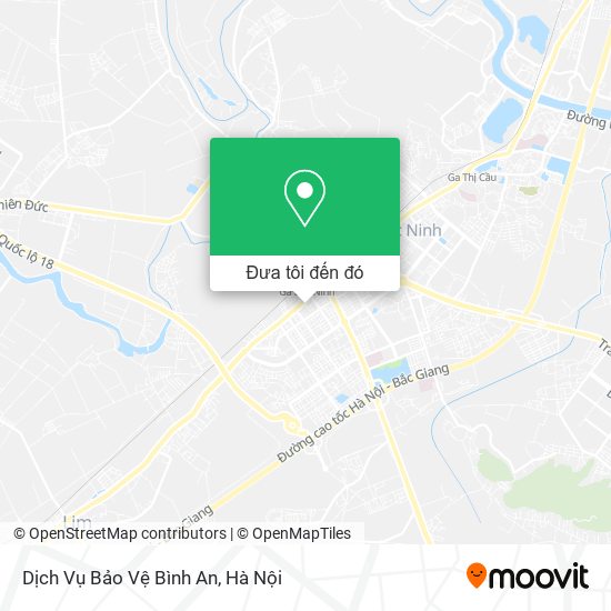 Bản đồ Dịch Vụ Bảo Vệ Bình An