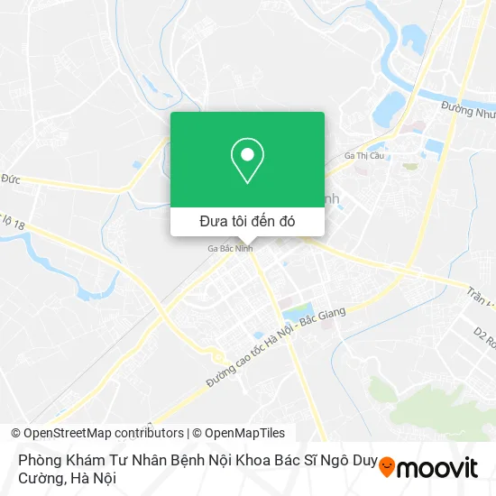Bản đồ Phòng Khám Tư Nhân Bệnh Nội Khoa Bác Sĩ Ngô Duy Cường