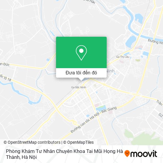 Bản đồ Phòng Khám Tư Nhân Chuyên Khoa Tai Mũi Họng Hà Thành