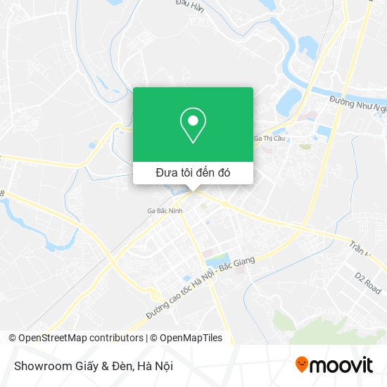 Bản đồ Showroom Giấy & Đèn