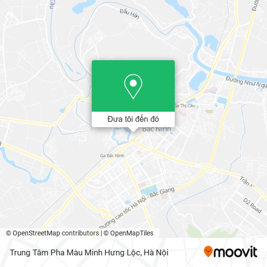 Bản đồ Trung Tâm Pha Màu Minh Hưng Lộc