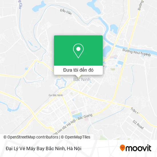 Bản đồ Đại Lý Vé Máy Bay Bắc Ninh