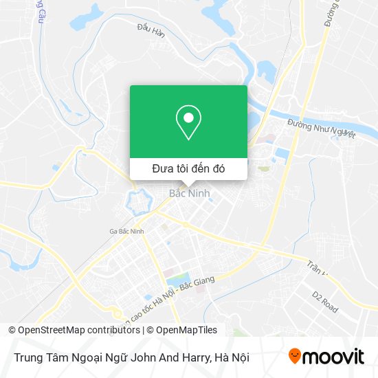 Bản đồ Trung Tâm Ngoại Ngữ John And Harry