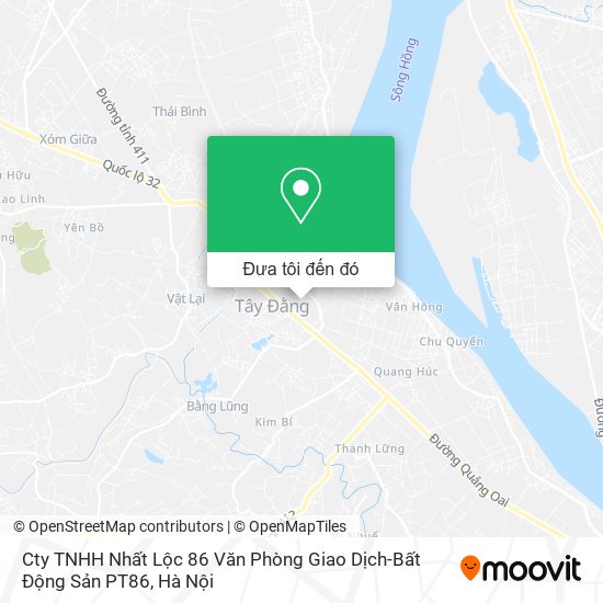 Bản đồ Cty TNHH Nhất Lộc 86 Văn Phòng Giao Dịch-Bất Động Sản PT86