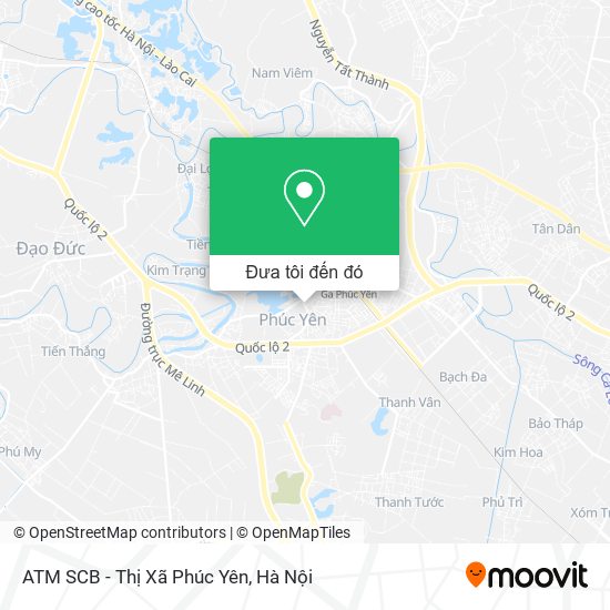Bản đồ ATM SCB - Thị Xã Phúc Yên