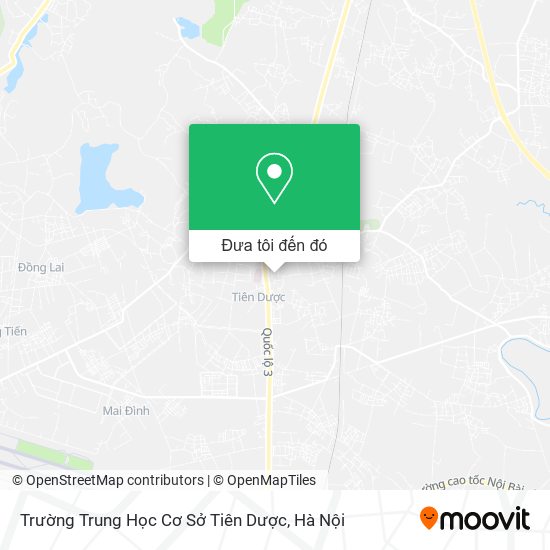 Bản đồ Trường Trung Học Cơ Sở Tiên Dược