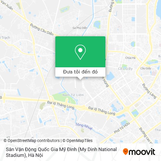 Bản đồ Sân Vận Động Quốc Gia Mỹ Đình (My Dinh National Stadium)