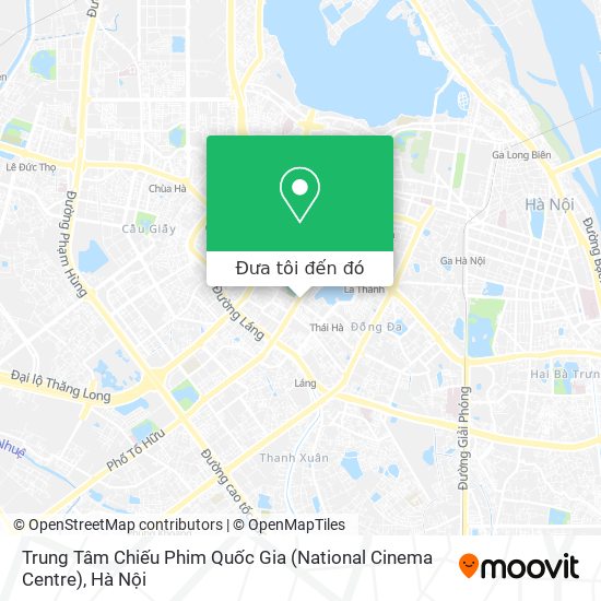 Bản đồ Trung Tâm Chiếu Phim Quốc Gia (National Cinema Centre)