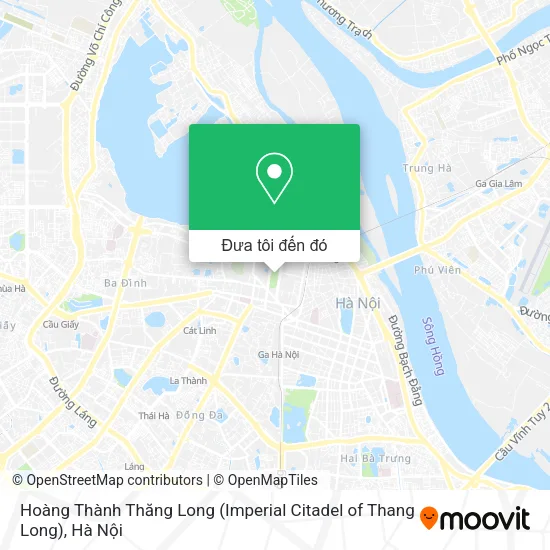 Bản đồ Hoàng Thành Thăng Long (Imperial Citadel of Thang Long)