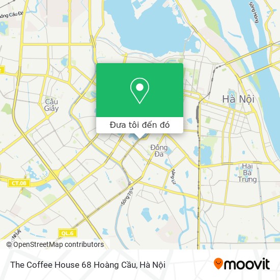 Bản đồ The Coffee House 68 Hoàng Cầu