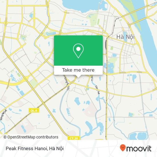 Bản đồ Peak Fitness Hanoi