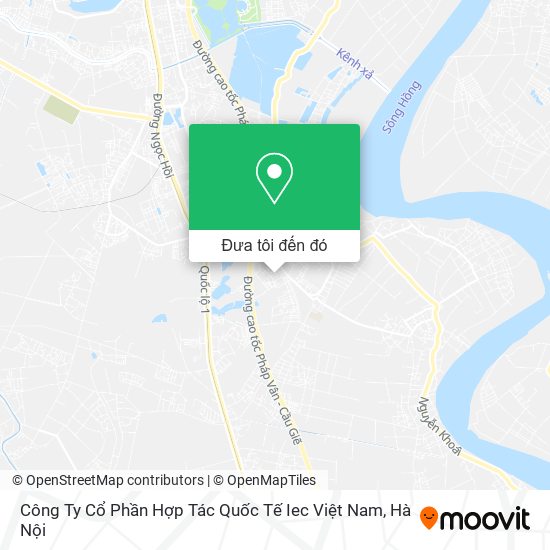 Bản đồ Công Ty Cổ Phần Hợp Tác Quốc Tế Iec Việt Nam