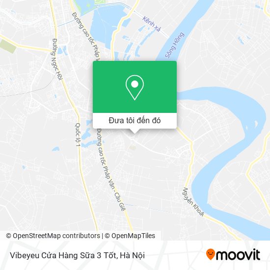 Bản đồ Vibeyeu Cửa Hàng Sữa 3 Tốt