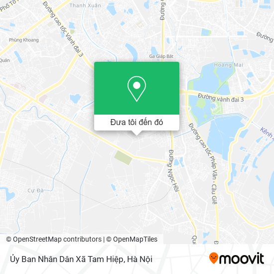Bản đồ Ủy Ban Nhân Dân Xã Tam Hiệp