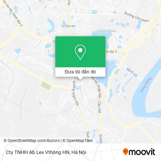 Bản đồ Cty TNHH Ab Lex Vthông HN