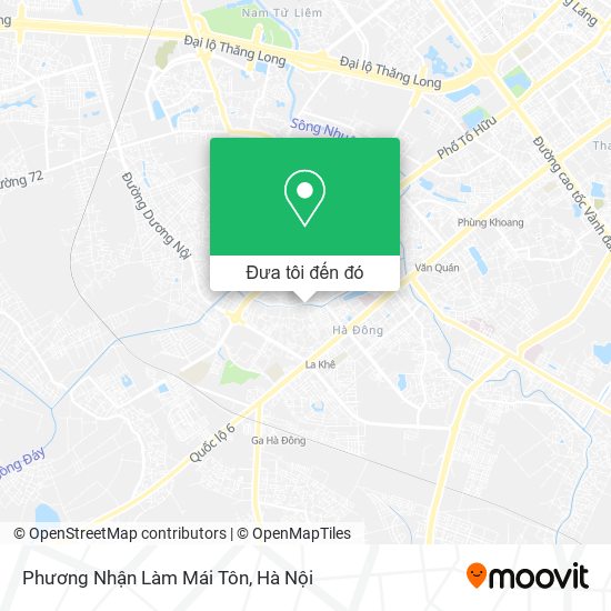 Bản đồ Phương Nhận Làm Mái Tôn