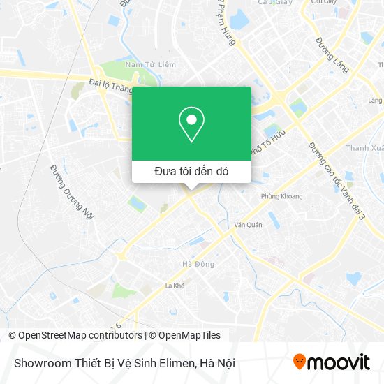 Bản đồ Showroom Thiết Bị Vệ Sinh Elimen