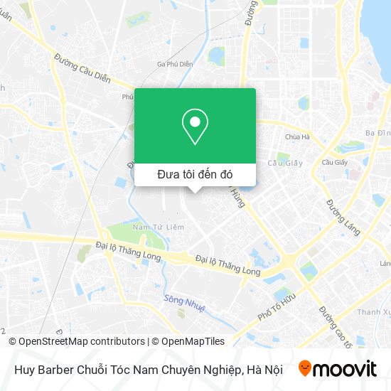 Bản đồ Huy Barber Chuỗi Tóc Nam Chuyên Nghiệp