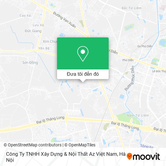 Bản đồ Công Ty TNHH Xây Dựng & Nội Thất Az Việt Nam