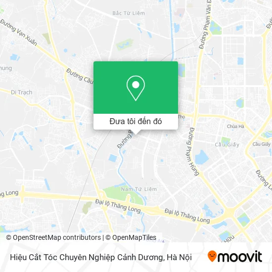 Bản đồ Hiệu Cắt Tóc Chuyên Nghiệp Cảnh Dương