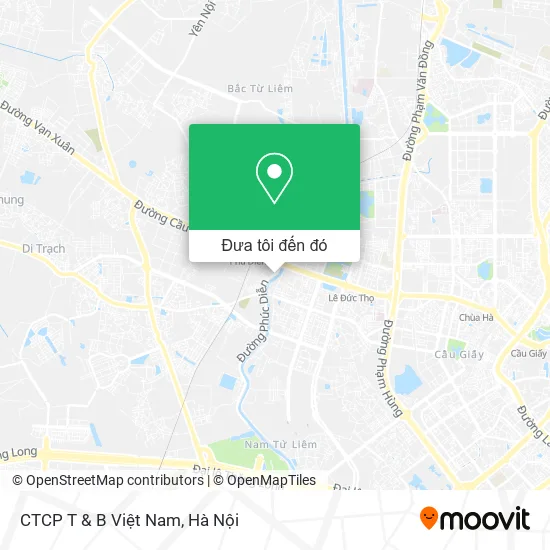Bản đồ CTCP T & B Việt Nam