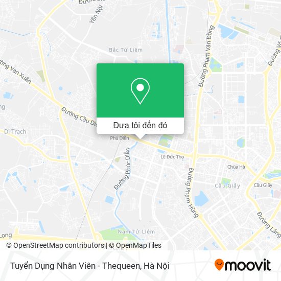 Bản đồ Tuyển Dụng Nhân Viên - Thequeen