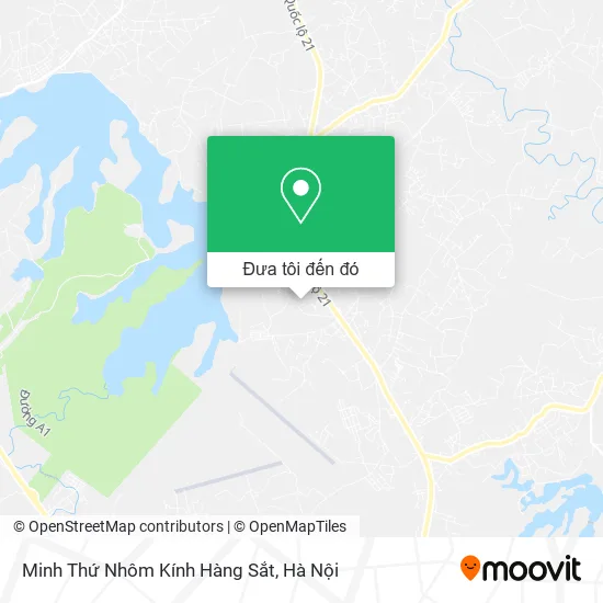 Bản đồ Minh Thứ Nhôm Kính Hàng Sắt