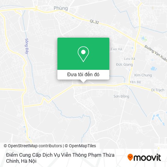 Bản đồ Điểm Cung Cấp Dịch Vụ Viễn Thông Phạm Thừa Chinh